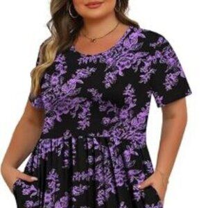 Tencede Womens Plus Size Maxi Dresses